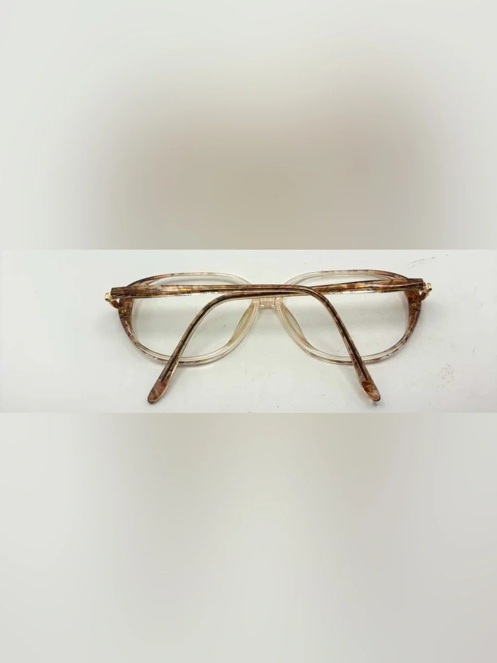 Blue Ribbon For Marchon BR16 Brown Translucent Oval Sunglasses Frames Only